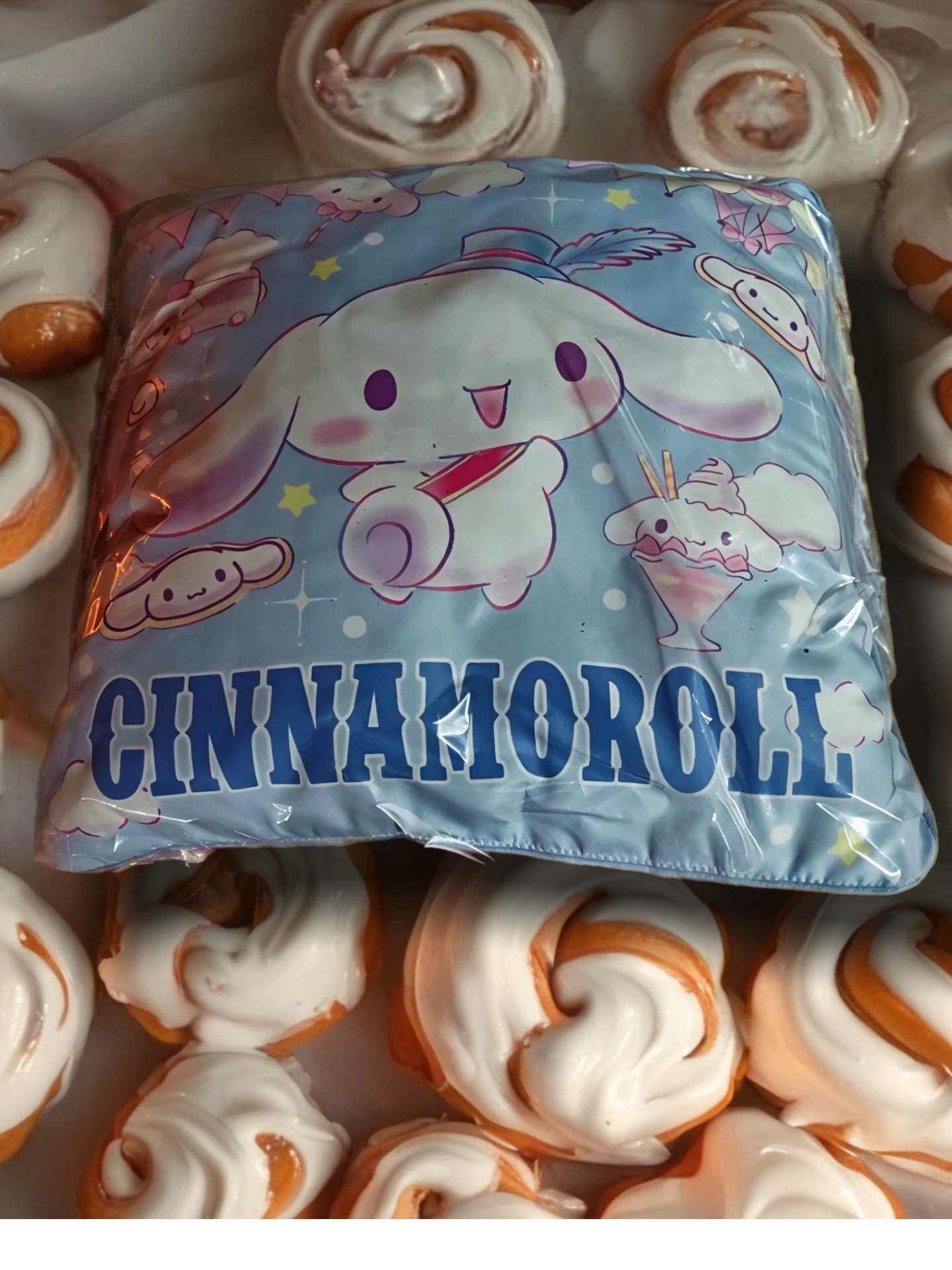 Sanrio Cinnamoroll Cloud Throw Pillow — Factory Sealed