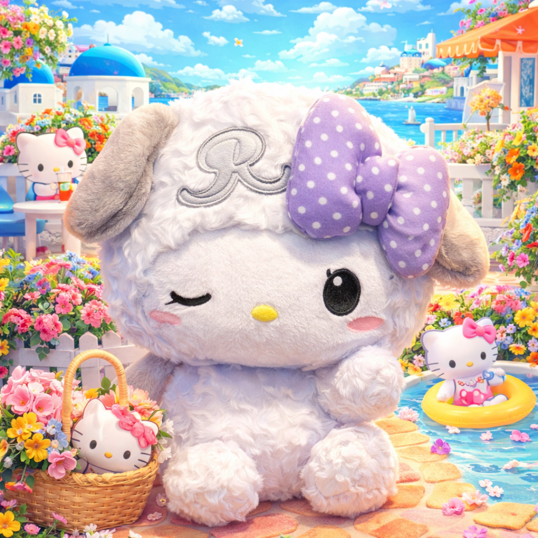 Sanrio Hello Kitty Pearl Panda Dressup Large Plush — Toreba 2019 Exclusive
