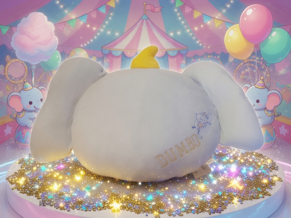 Disney Dumbo Big Head Cushion Plush — Toreba 2020 Exclusive