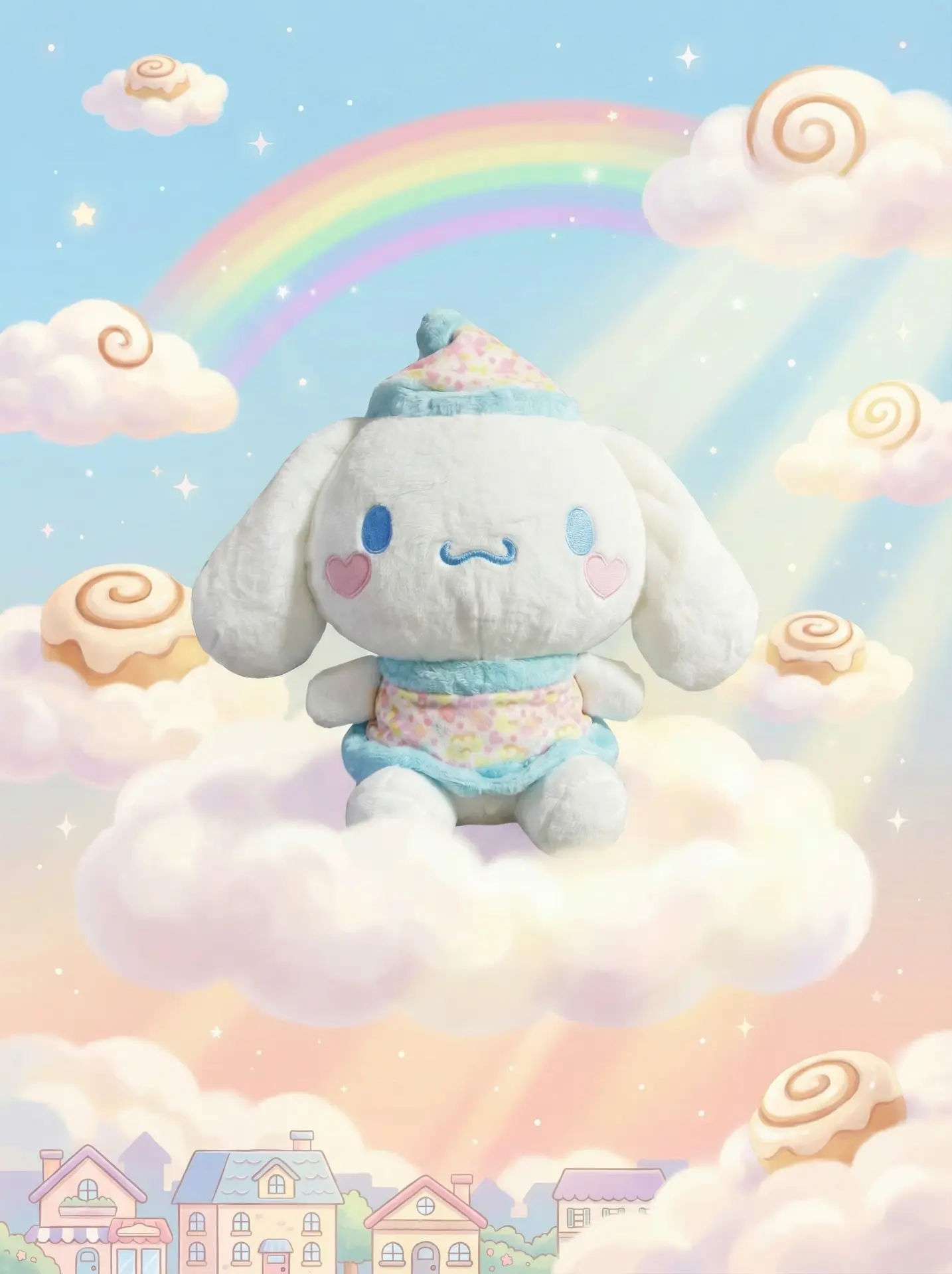Cinnamoroll Sweet Ribbon Choddle Doll BIG — Type C