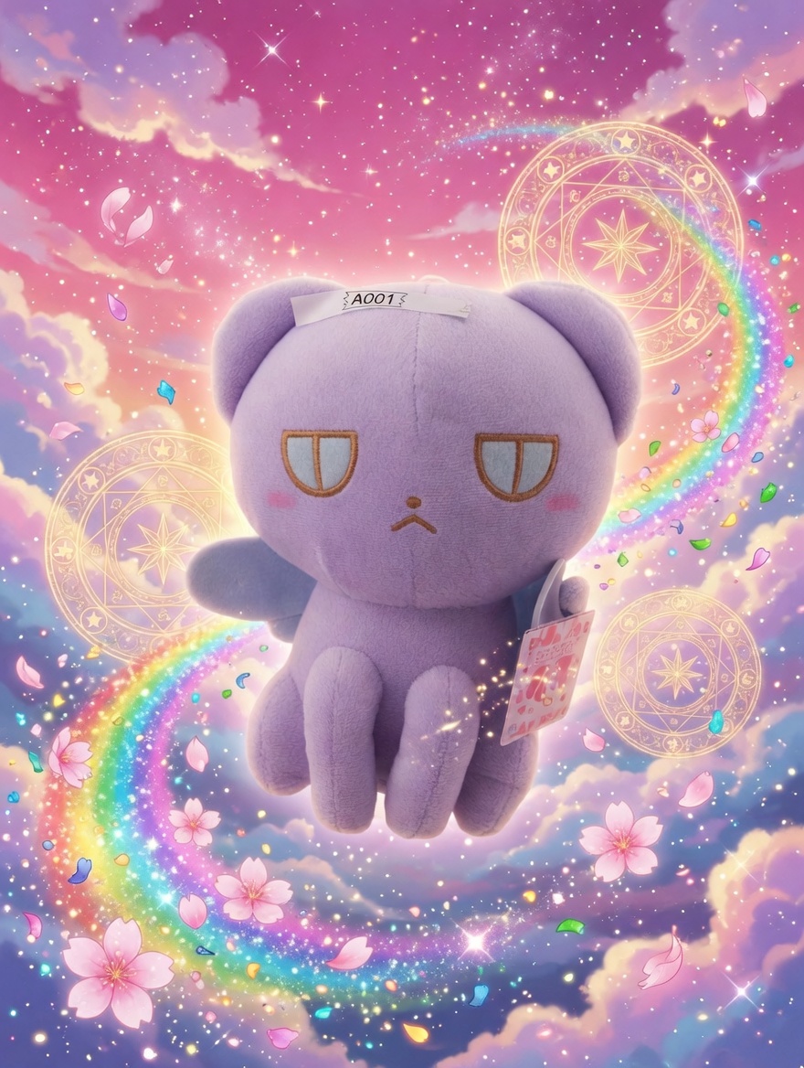 Cardcaptor Sakura Clear Card — Suppi Big Plush (Pastel Variant)